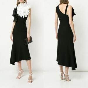 Ginger & Smart Flower Applique Structure Dress 8